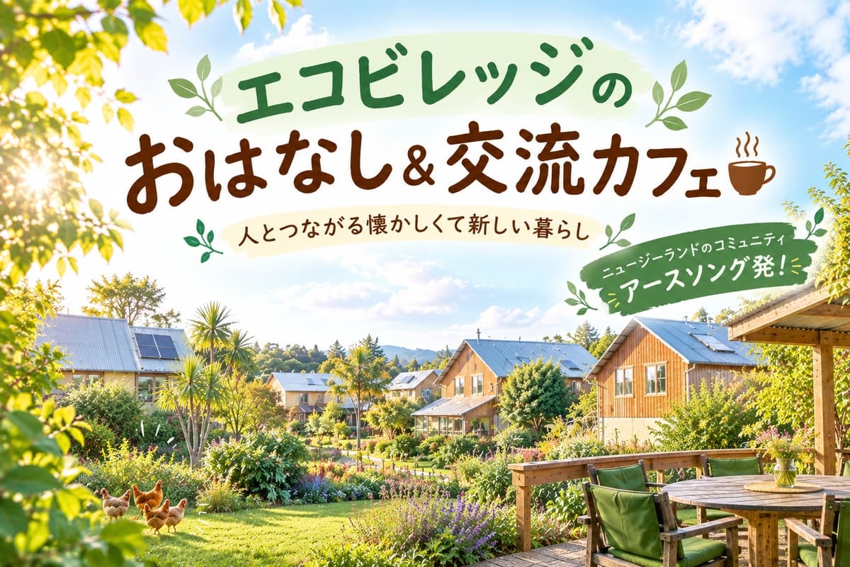 エコビレッジのおはなし&交流カフェ 〜人とつながる懐かしくて新しい暮らし〜